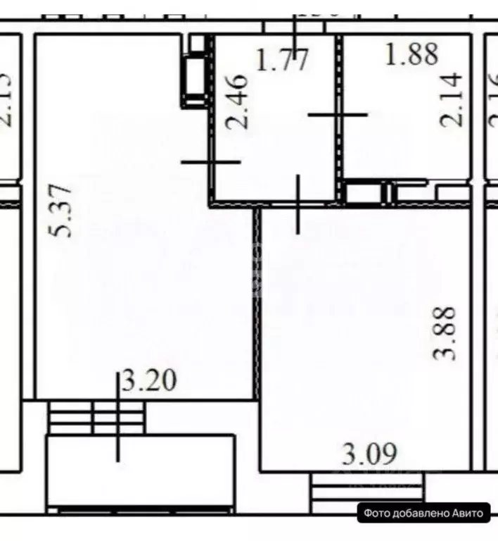 Квартира, 1 комната, 34.7 м - Фото 2