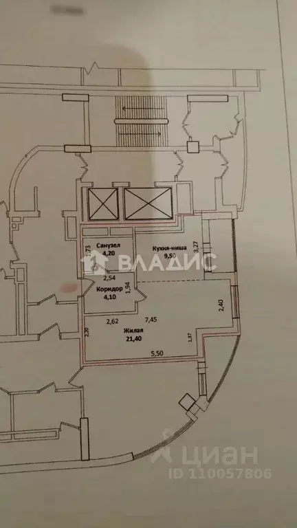 Студия Волгоградская область, Волгоград Новороссийская ул., 8 (39.2 м) - Фото 2