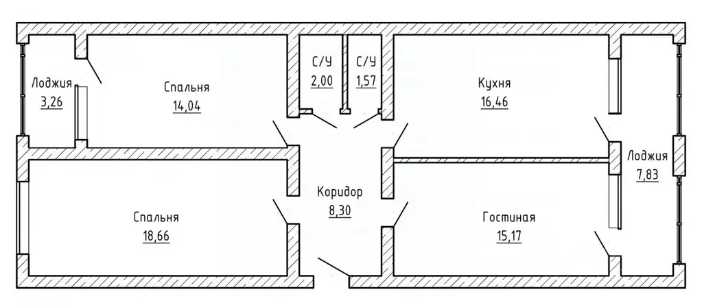 3-к кв. Кабардино-Балкария, Нальчик ул. Солнечная, 125 (88.0 м) - Фото 2