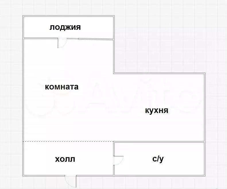 1-к. квартира, 34,5 м, 14/17 эт. - Фото 0