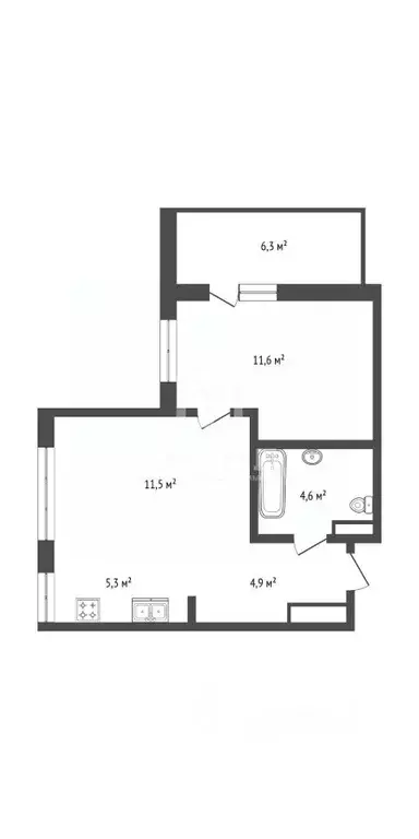 1-к кв. Санкт-Петербург ул. Дыбенко, 8к2 (37.9 м) - Фото 2