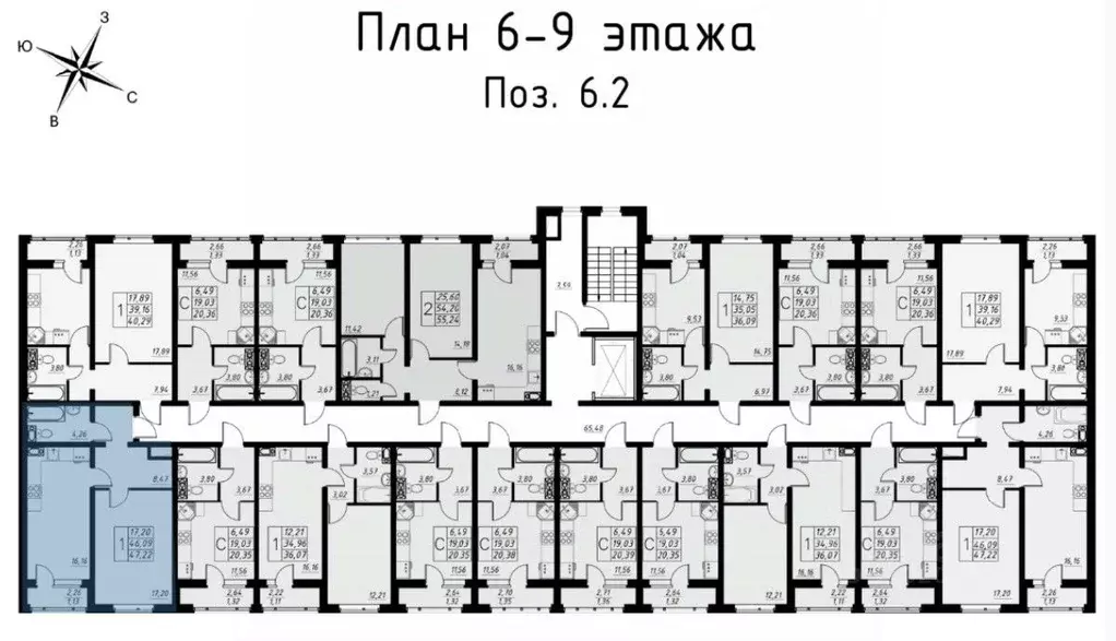 1-к кв. Тамбовская область, Тамбов ул. Имени Павла Строганова, 7 ... - Фото 1