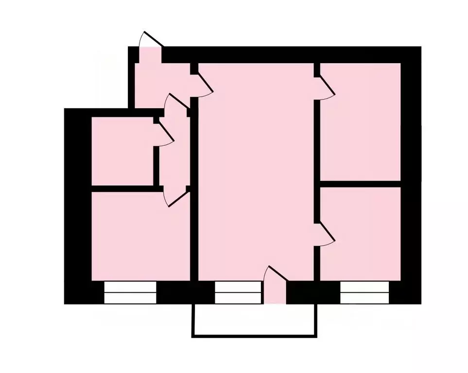 3-к кв. Владимирская область, Александров ул. Гагарина, 1К1 (43.0 м) - Фото 1