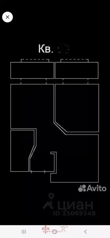 2-к кв. Белгородская область, Белгород ул. Лермонтова, 19А (55.0 м) - Фото 2