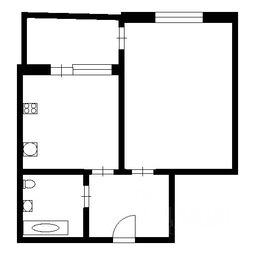 1-к кв. Севастополь ул. Николая Музыки, 25 (39.0 м) - Фото 2