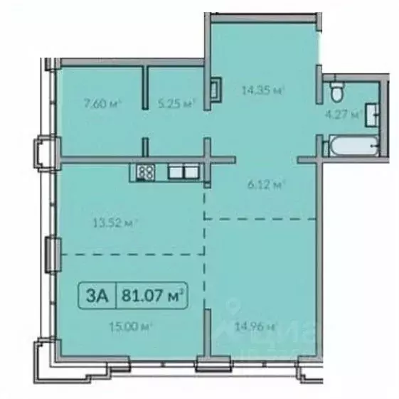 3-к кв. Иркутская область, Иркутск Байкальская ул., 91 (96.89 м) - Фото 0