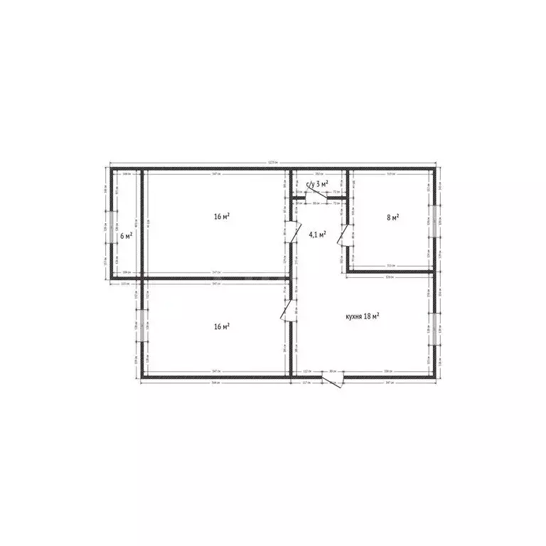 3-комнатная квартира: Махачкала, проспект Петра I, 107Вк3 (71 м) - Фото 1