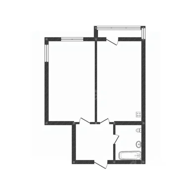 1-к кв. Удмуртия, Ижевск ул. Циолковского, 22к2 (38.0 м) - Фото 1