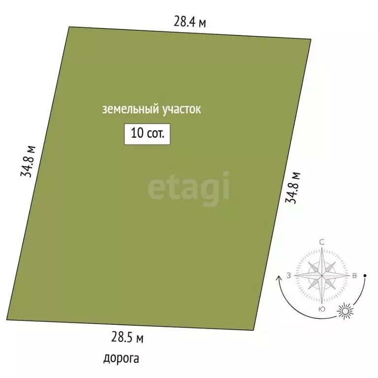 Участок в Тюменская область, Нижнетавдинский муниципальный округ, пос. ... - Фото 1