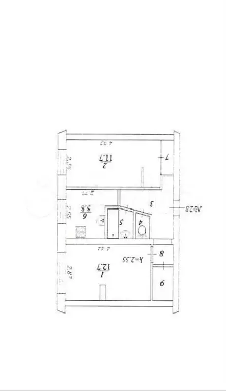 2-к. квартира, 43 м, 3/5 эт. - Фото 0