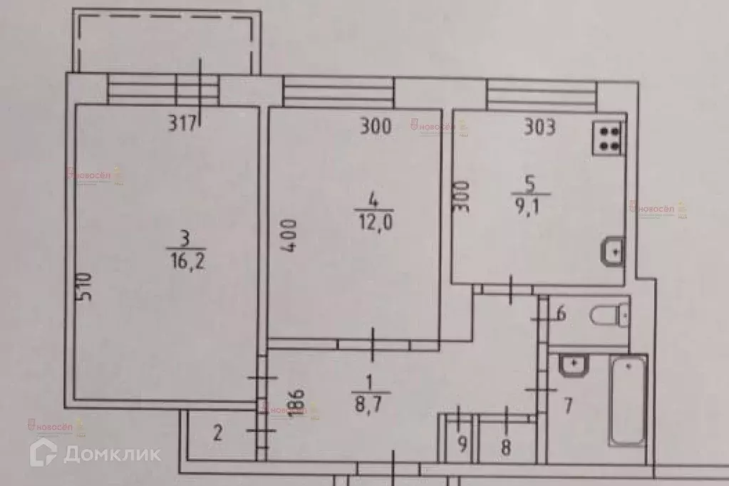Продаётся 2-к квартира, 50.5 м - Фото 1