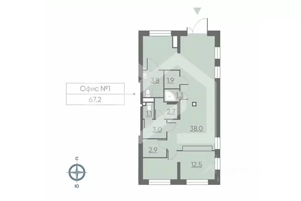 Помещение свободного назначения в Москва Производственная ул., 19к1 ... - Фото 1