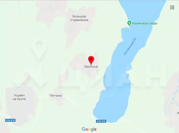Копанское озеро карта глубин