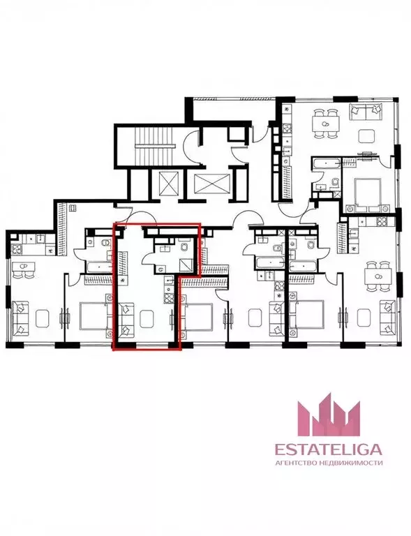 Квартира-студия: Москва, Озёрная улица, 1к2/6 (23.2 м) - Фото 1