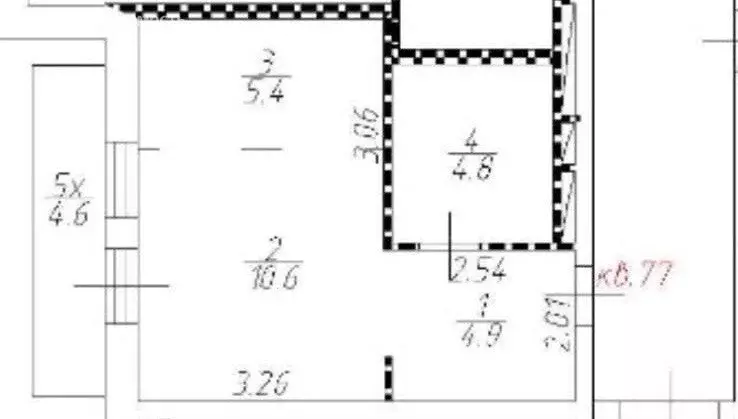 Квартира-студия: Батайск, улица Крупской, 5Б (25 м) - Фото 1