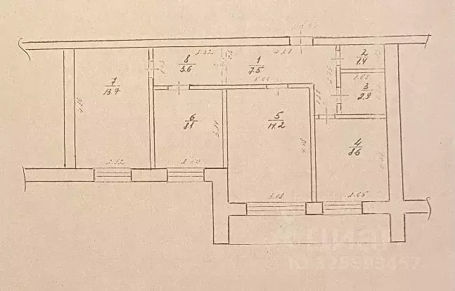 3-к кв. Оренбургская область, Бугуруслан Коммунистическая ул., 37 ... - Фото 1