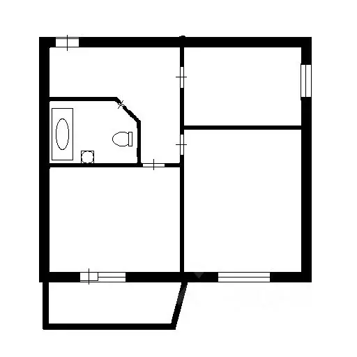 2-к кв. Новосибирская область, Новосибирск Лазурная ул., 32 (55.0 м) - Фото 1