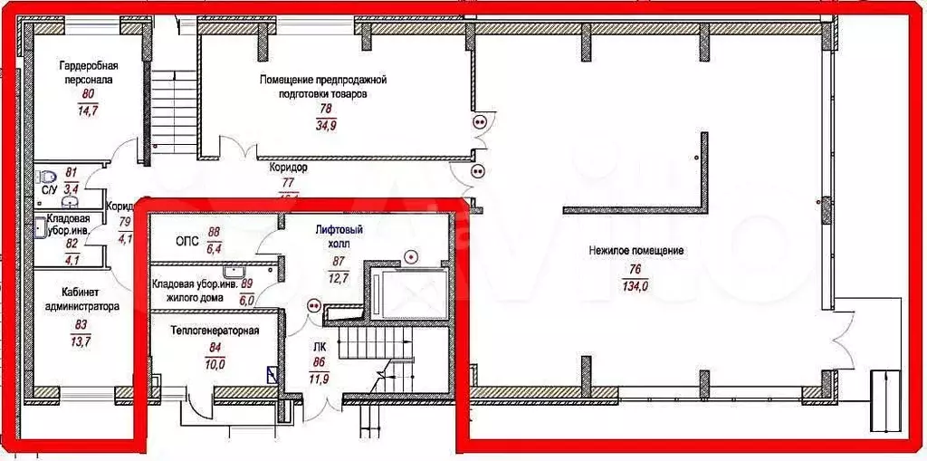 Продам помещение свободного назначения, 235 м - Фото 0