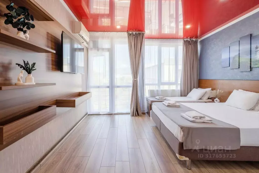 Комната Краснодарский край, Сириус пгт ул. Крамского, 13В (22.0 м) - Фото 1
