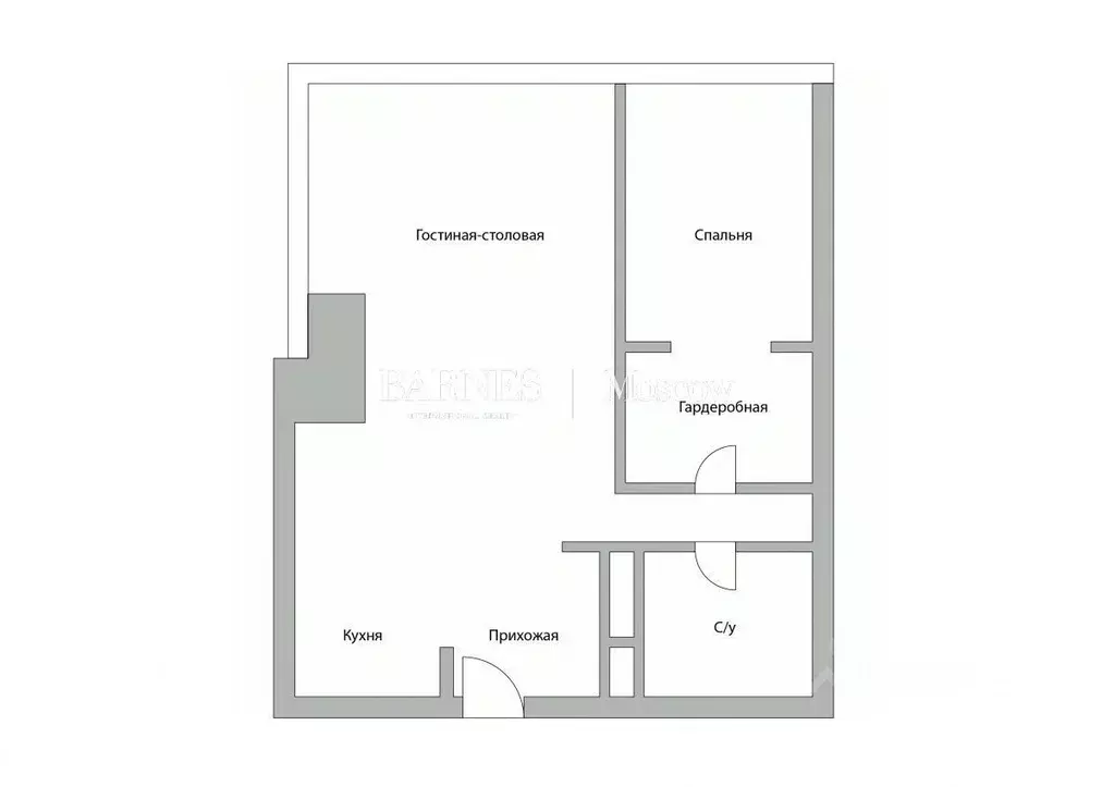 2-к кв. Москва 1-й Красногвардейский проезд, 22с1 (85.5 м) - Фото 1