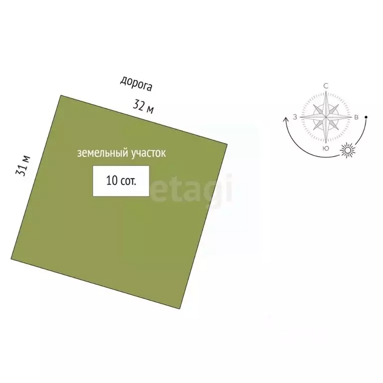 Участок в Московская область, Клин городской округ, д. Третьяково 90 ... - Фото 2