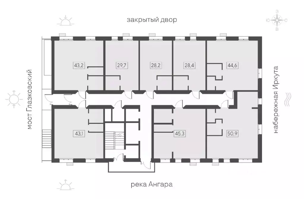1-к кв. Иркутская область, Иркутск Затон кв-л, Затон жилой комплекс ... - Фото 2