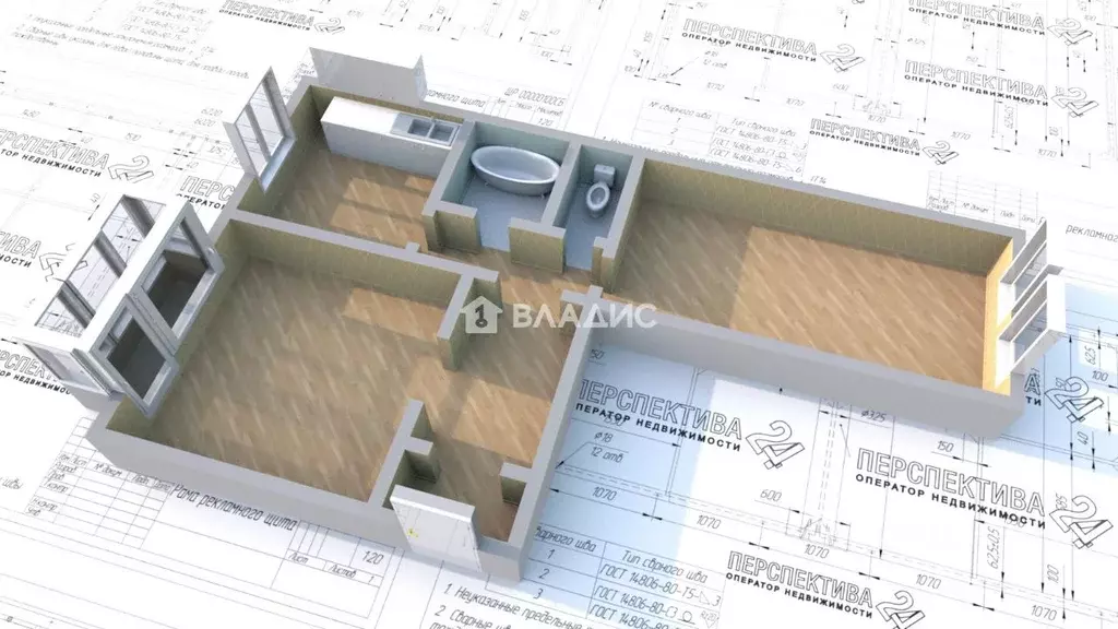 2-к кв. Иркутская область, Ангарск 6А мкр, 18 (49.9 м) - Фото 2
