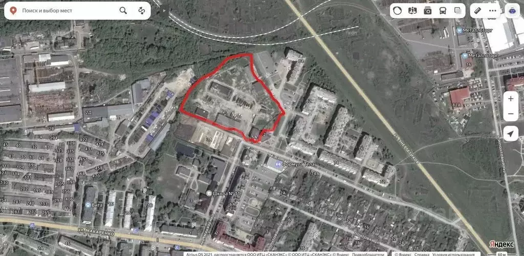 Участок в Белгородская область, Белгород пер. Макаренко, 14 (200.0 ... - Фото 2