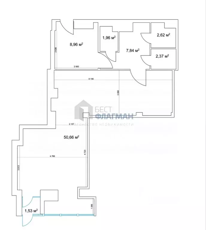 Помещение свободного назначения в Москва просп. Андропова, 30 (76 м) - Фото 2