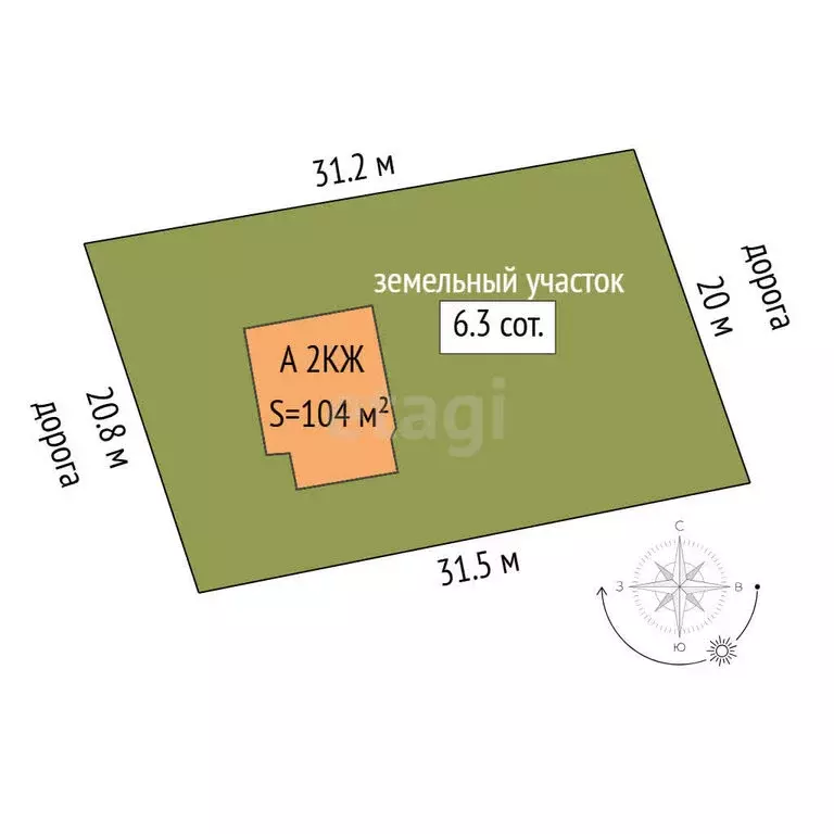 Дом в Тюмень, ТСН Трудовик, Сиреневая улица (104 м) - Фото 0