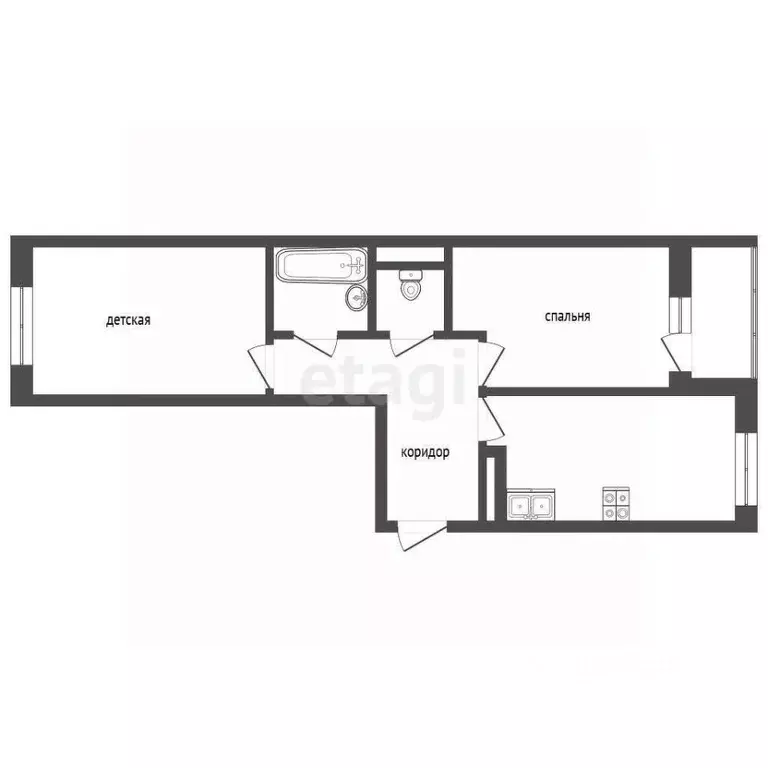 2-к кв. Ростовская область, Аксай ул. Строителей, 10/6к3 (63.5 м) - Фото 2