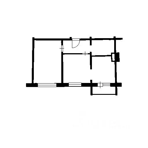 2-к кв. Самарская область, Тольятти Офицерская ул., 6Б (55.0 м) - Фото 1