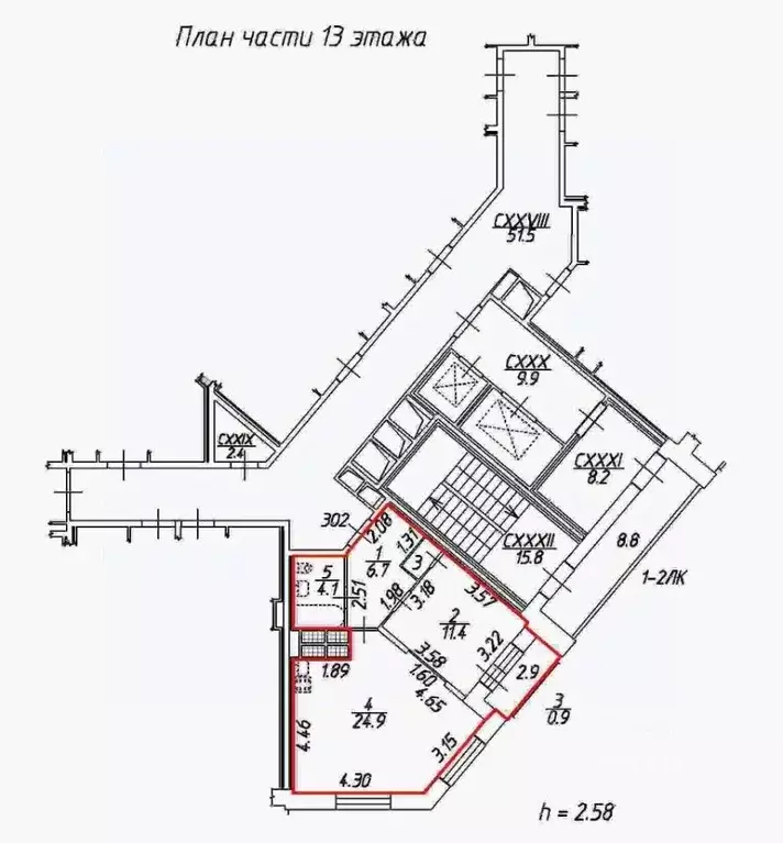 1-к кв. Санкт-Петербург пос. Шушары, Школьная ул., 6к2 (48.0 м) - Фото 0