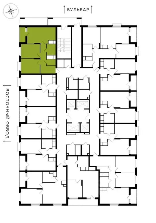 2-к кв. Тульская область, Тула  (59.06 м) - Фото 2