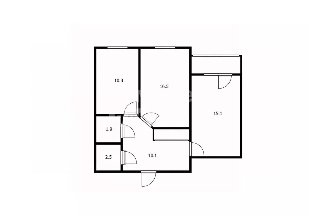 2-к кв. Кировская область, Киров ул. Сурикова, 12 (60.0 м) - Фото 1