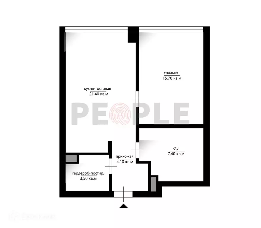 Продаётся 2-к квартира, 52.1 м - Фото 1