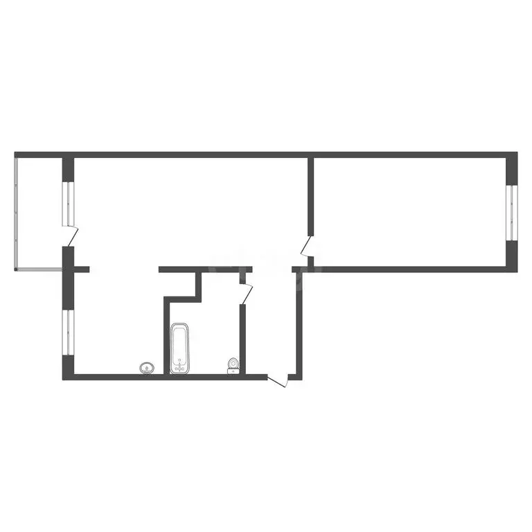 2-комнатная квартира: Юрга, проспект Победы, 25 (44.9 м) - Фото 1