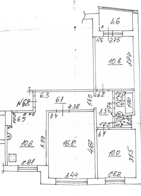 3-к кв. Самарская область, Самара Ново-Садовая ул., 339 (61.2 м) - Фото 1