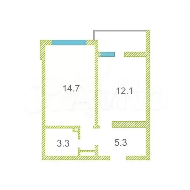 1-к. квартира, 40 м, 5/16 эт. - Фото 0
