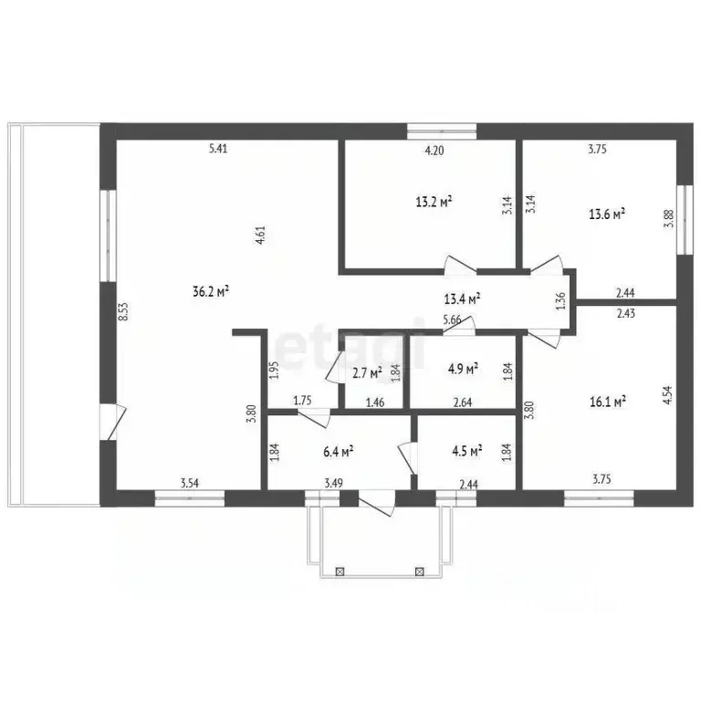 Дом в Тюменская область, Тюменский муниципальный округ, д. Решетникова ... - Фото 2