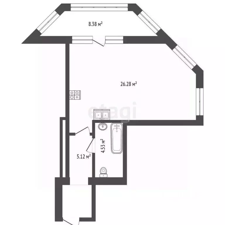 Студия Архангельская область, Архангельск наб. Северной Двины, 15к1 ... - Фото 2