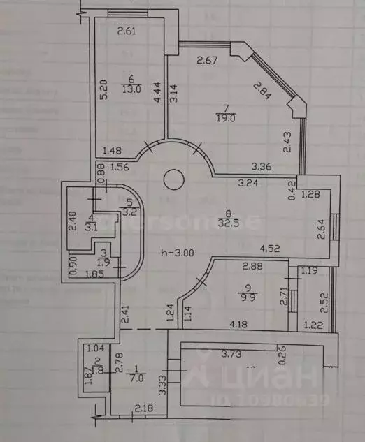 3-к кв. Севастополь просп. Античный, 7В (107.0 м) - Фото 2