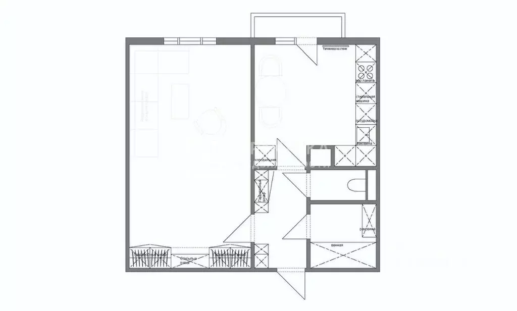 1-комнатная квартира: Москва, улица Островитянова, 32 (38.5 м) - Фото 2