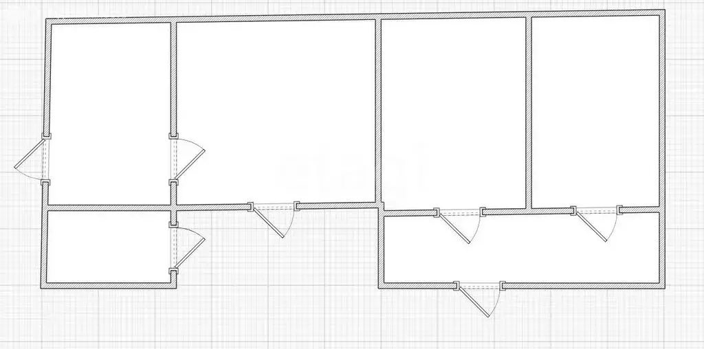 2-комнатная квартира: Магас, улица Бота Гагиева, 6 (60 м) - Фото 1