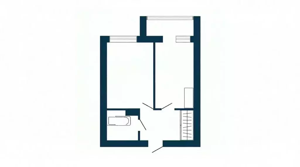 1-к кв. Новосибирская область, Обь Октябрьская ул., 3 (39.3 м) - Фото 2