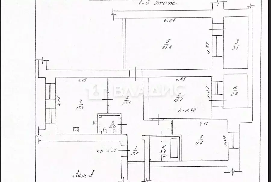 3-к кв. Воронежская область, Воронеж ул. Кропоткина, 2 (97.1 м) - Фото 2
