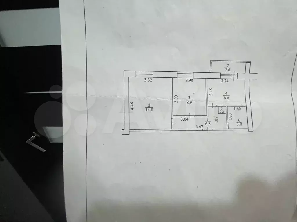 2-к. квартира, 42,5 м, 2/9 эт. - Фото 0