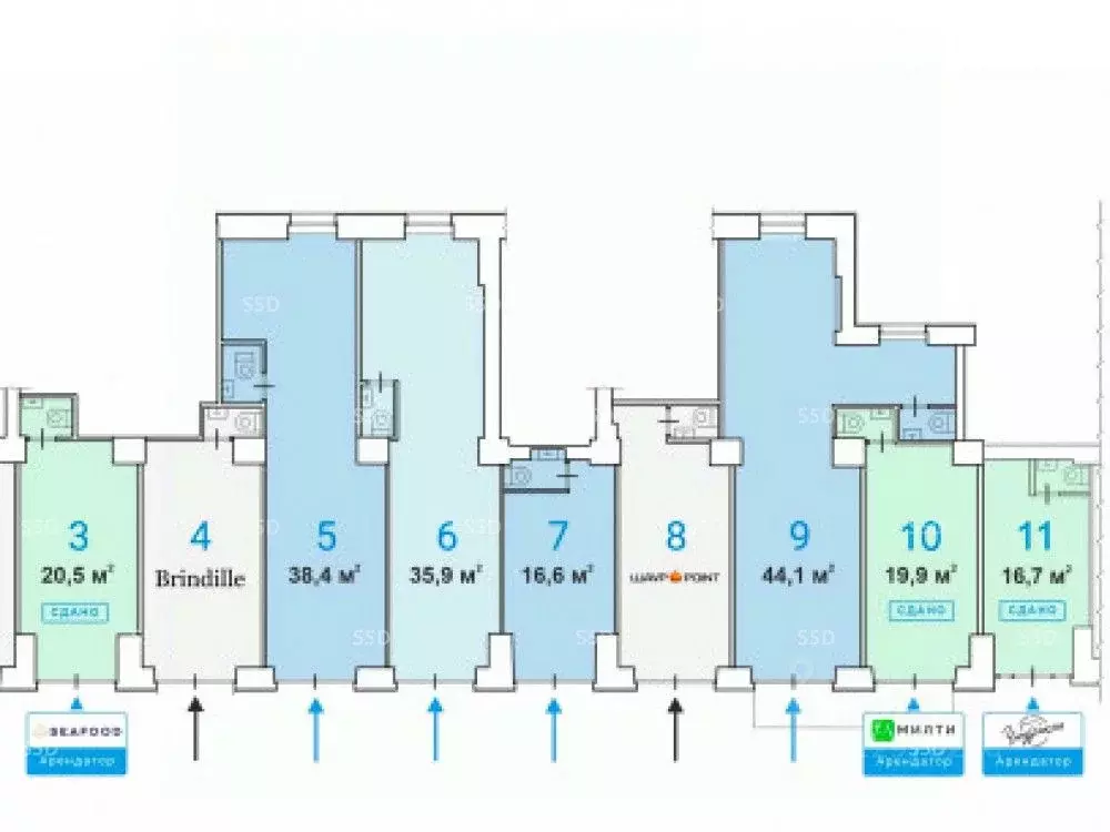 Помещение свободного назначения в Москва ул. Дмитрия Ульянова, 10/1К1 ... - Фото 1