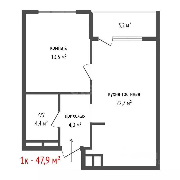 1-к кв. Свердловская область, Верхняя Пышма просп. Успенский, 113Д/1 ... - Фото 1