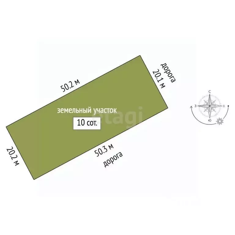 Участок в Крым, Ленинский район, Мысовское с/пос, с. Семеновка ул. ... - Фото 2